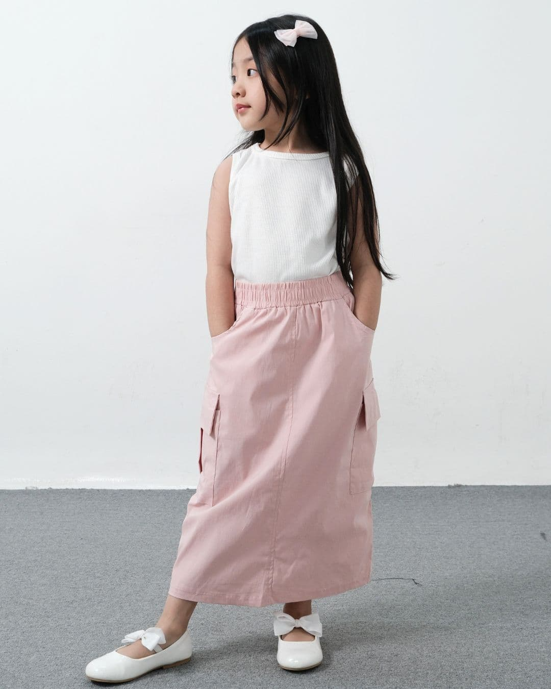 Varo Cotton Stretch Cargo Skirt