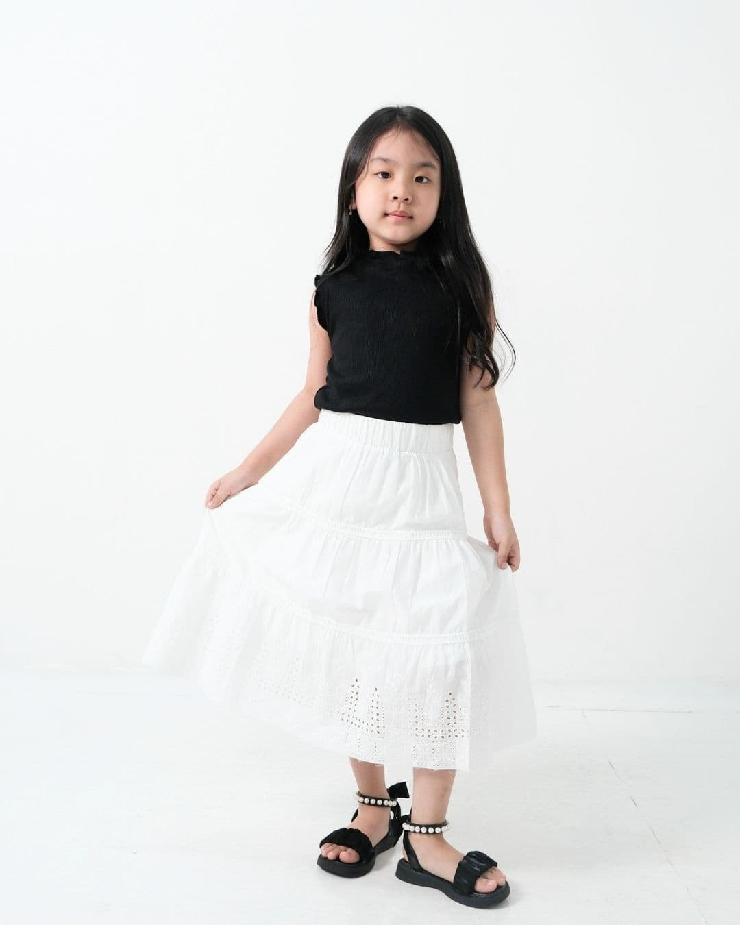 Alleta Cotton Lace Skirt