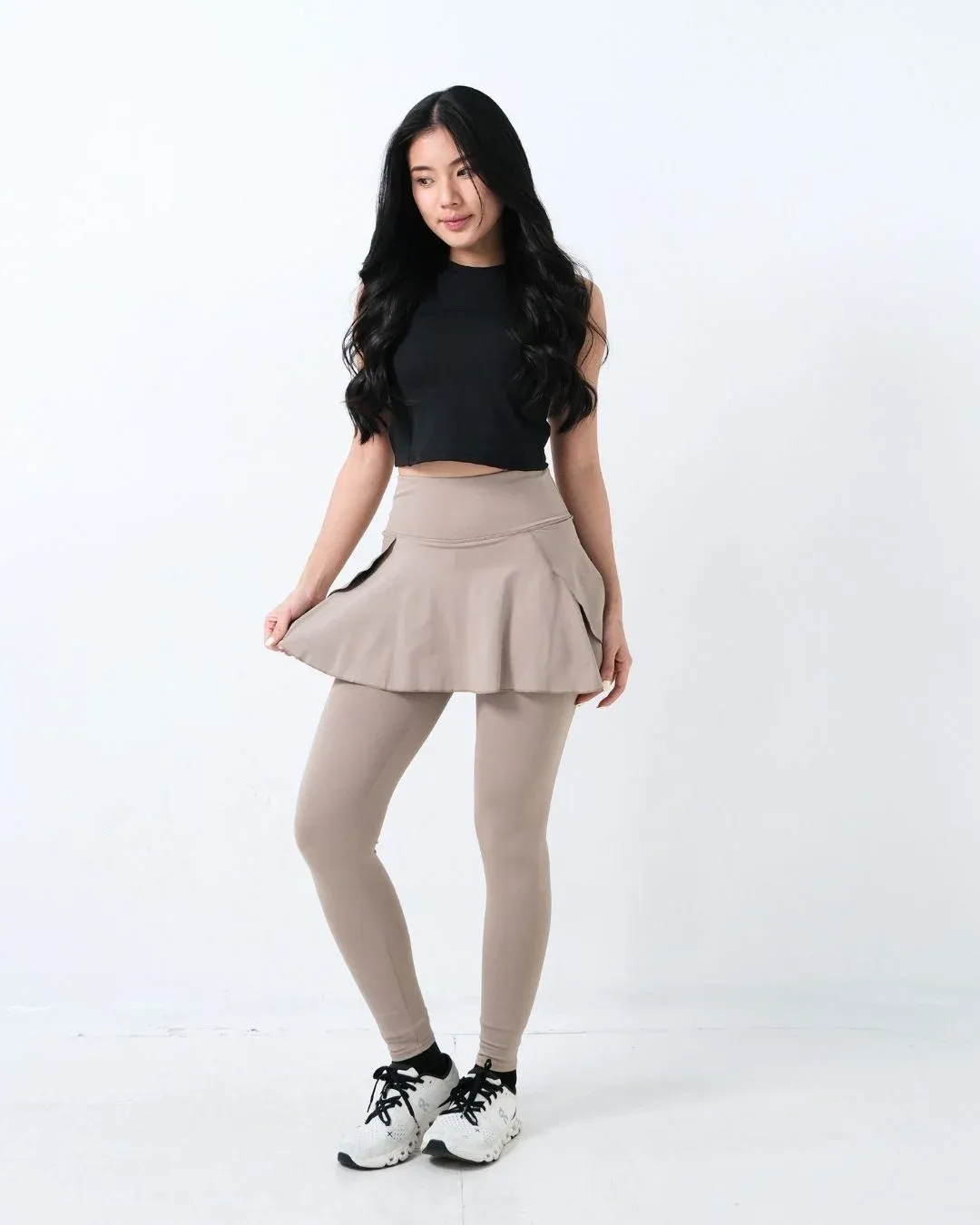 Casya Long Sport Legging Skirt