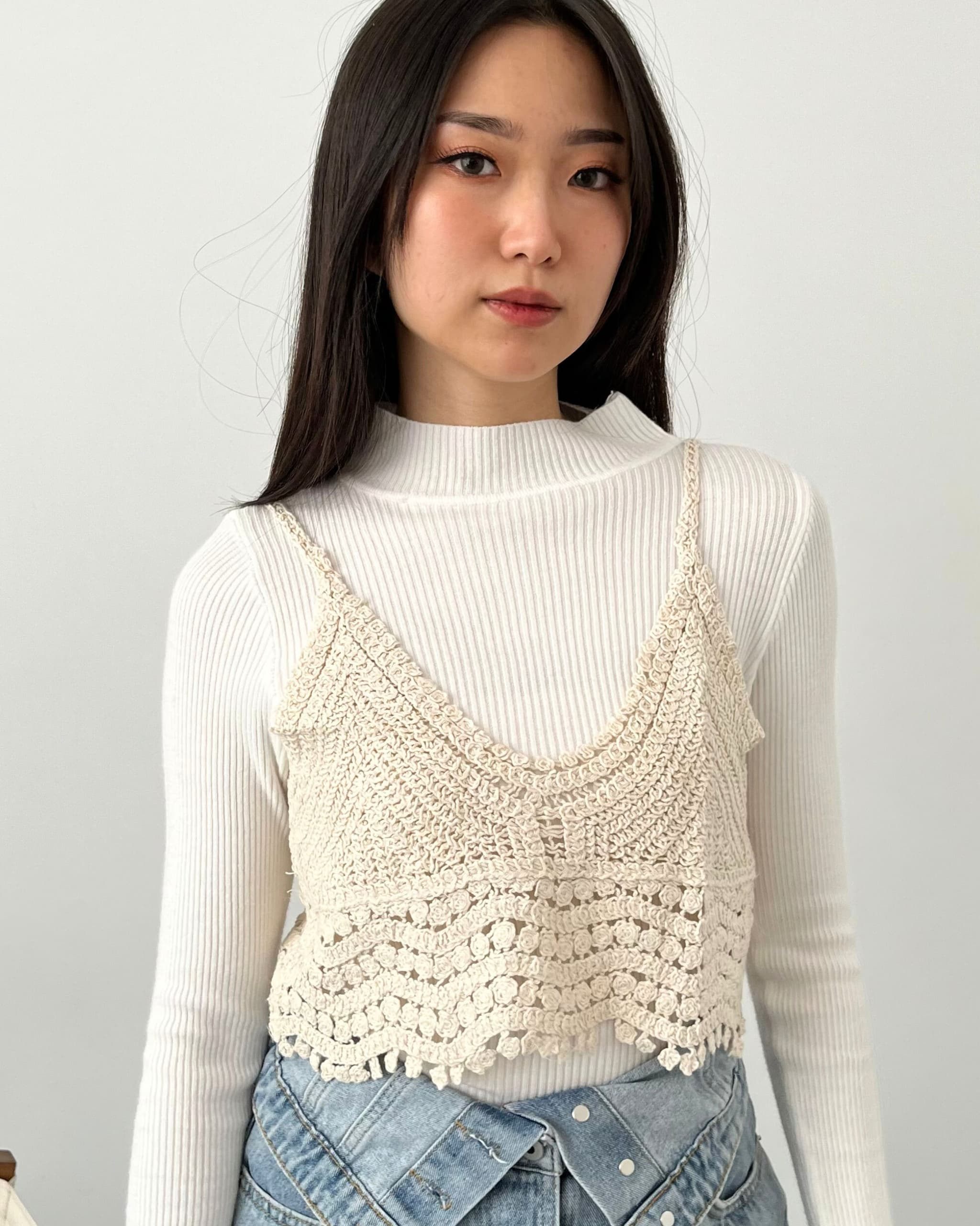 Analya Crochet Vest