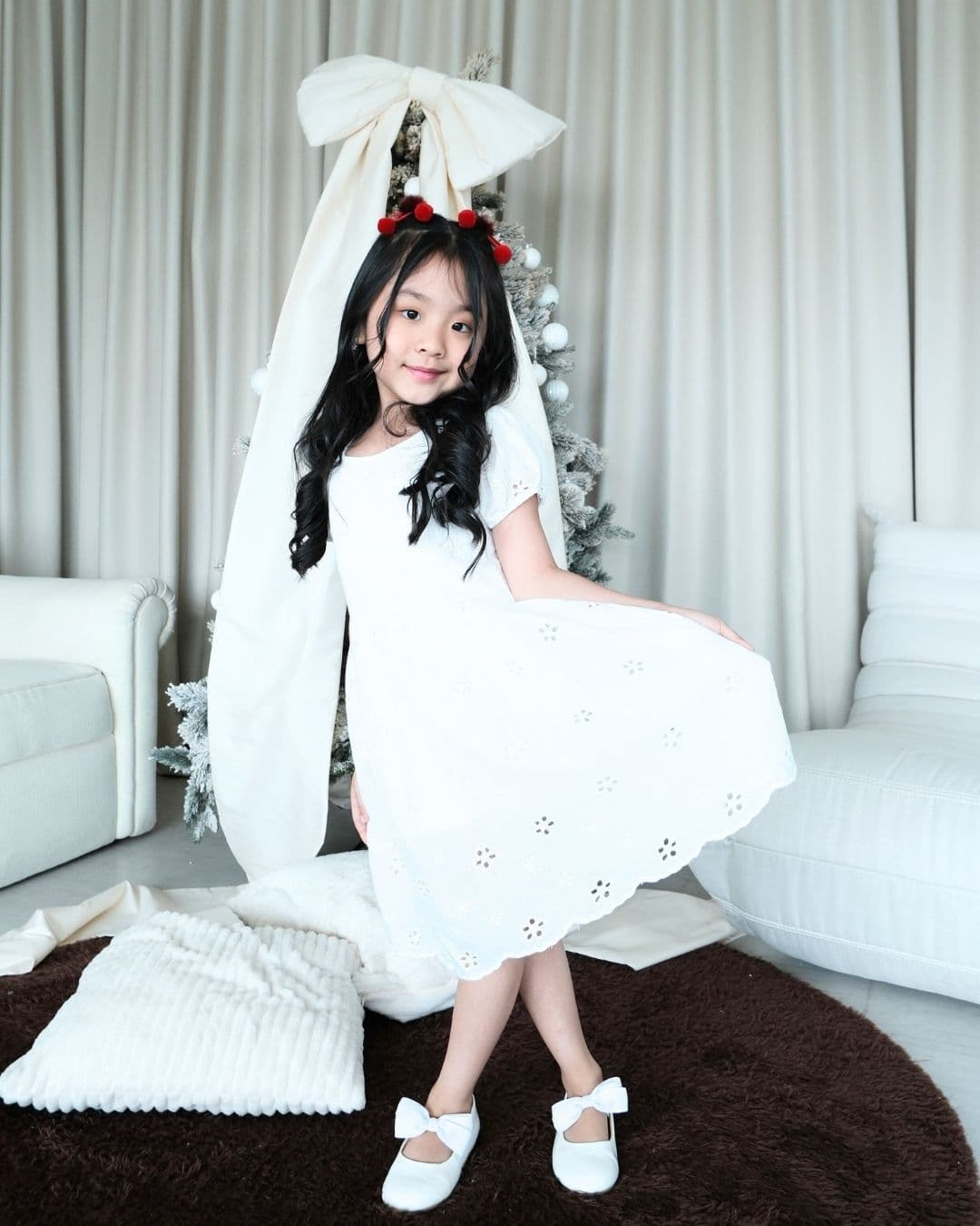 Morella Cotton Lace Dress