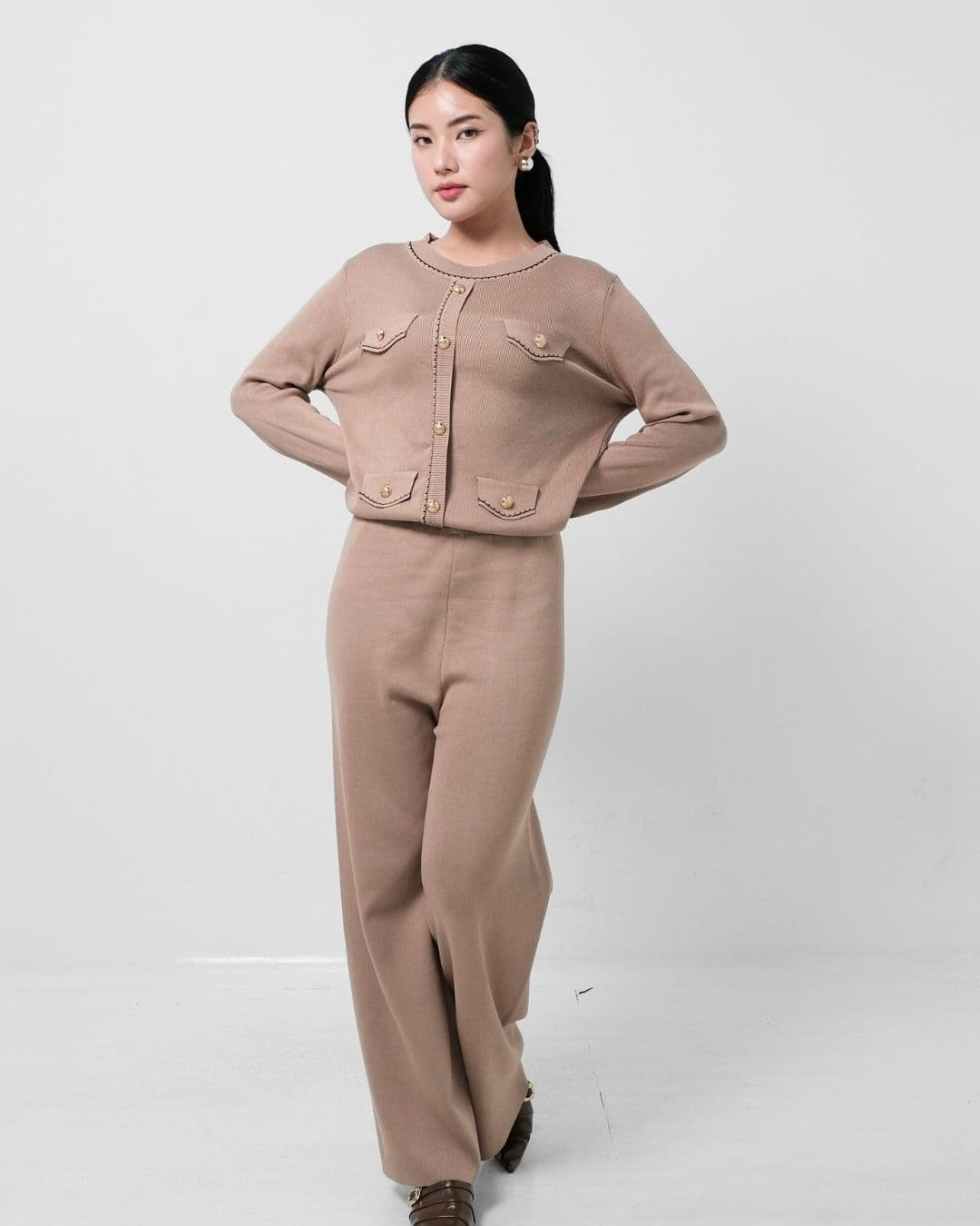 Everleigh Long Sleeve Classy Cullote Set