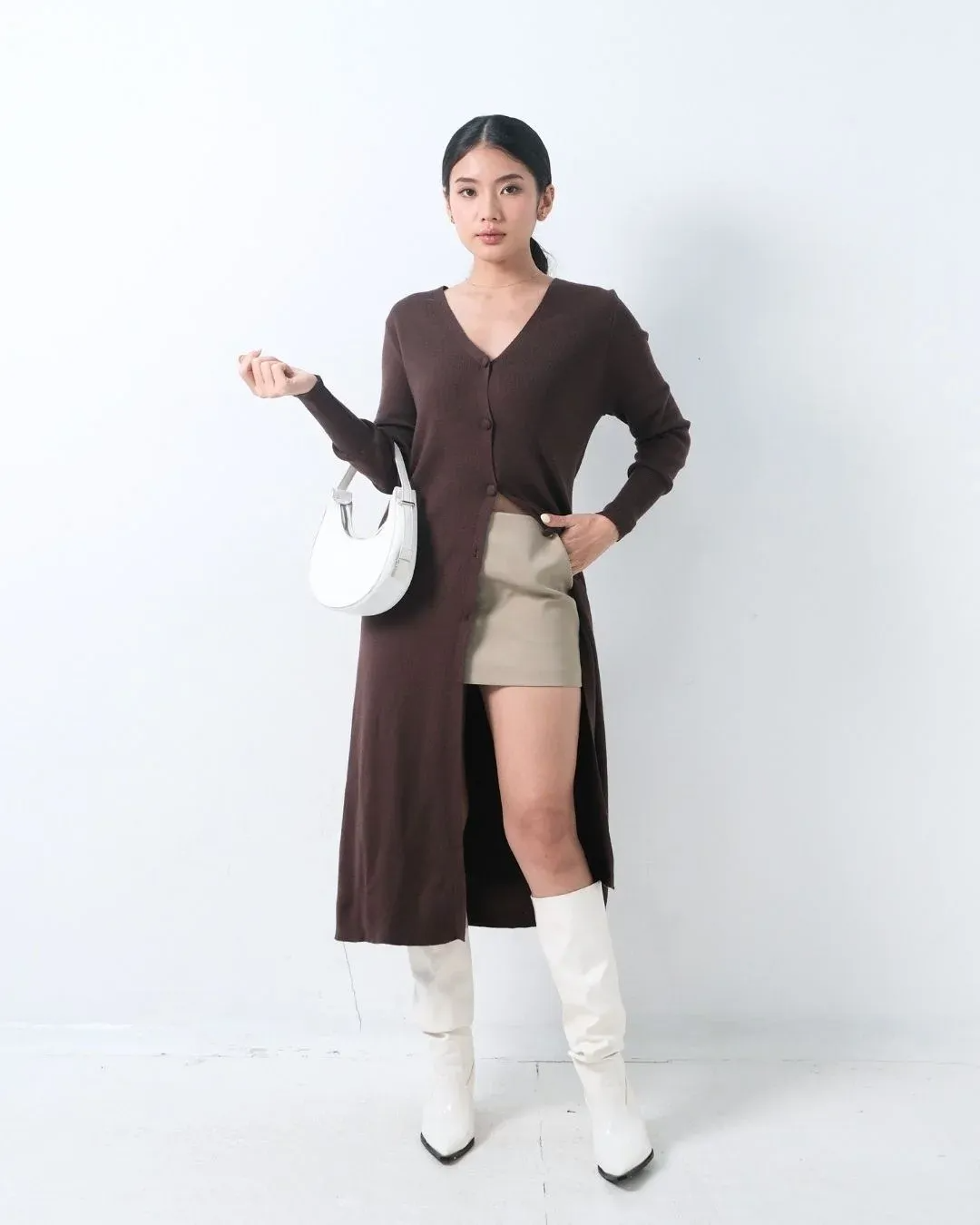 Esra Extra Long Cardi