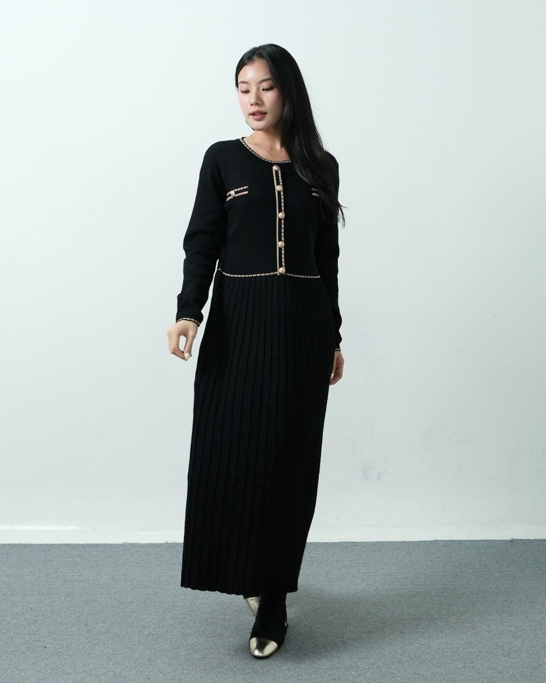 Cannes Long Sleeve Classy Dress