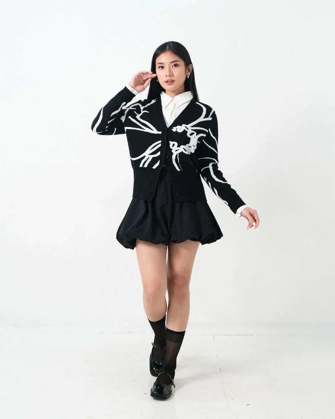 Hayla Pattern Crop Cardi