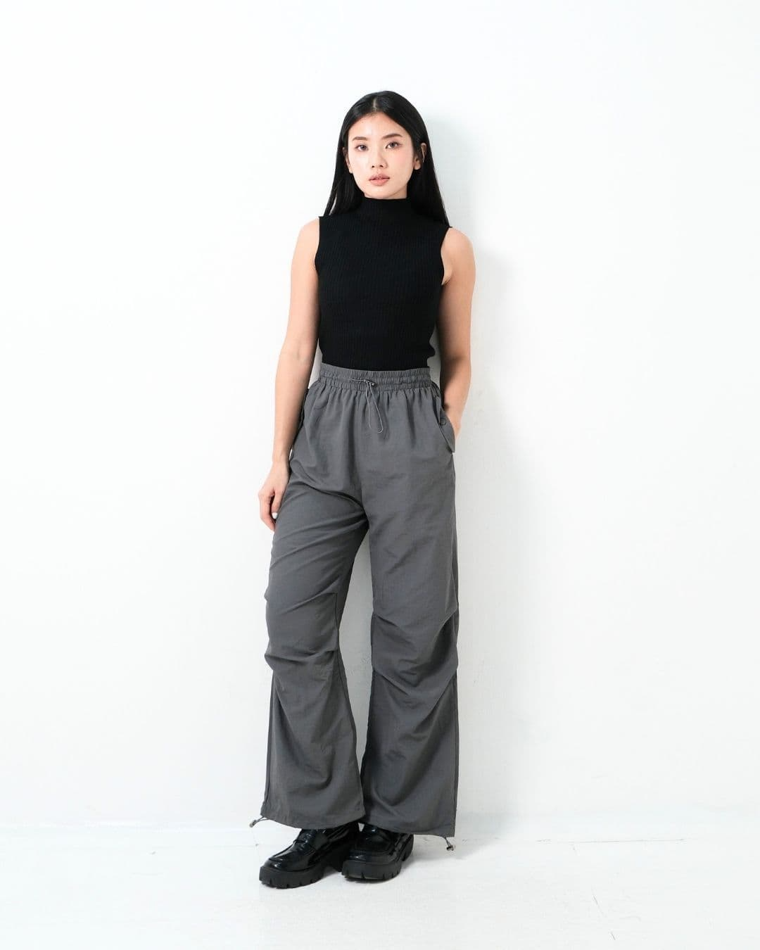 Aaryana Nylon Jogger Pants