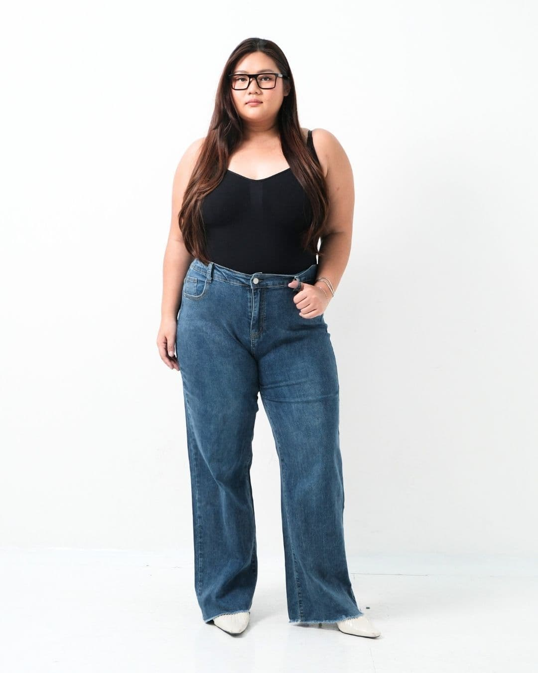 Orina Straight Denim Pants